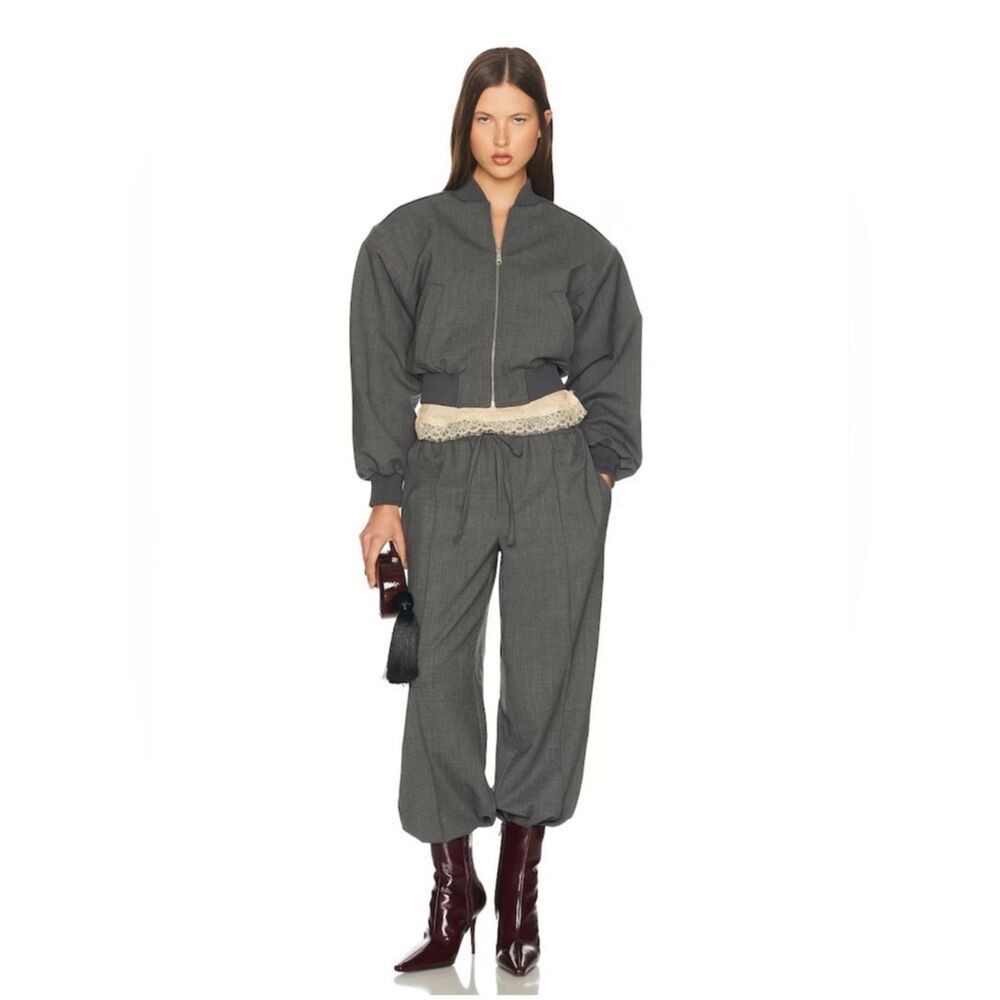 NEW HELSA Wool Blend Bomber Jacket - Picture 6 of 14